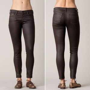ag leatherette ankle leggings